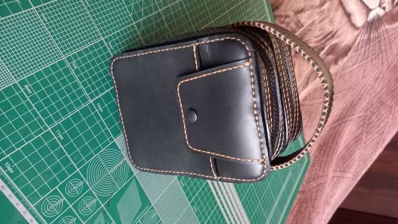 Выкройка сумка барсетка из кожи 83 — изображение 2