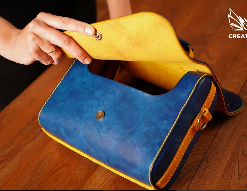 Выкройка сумка мессенджер из кожи 138 — изображение 6