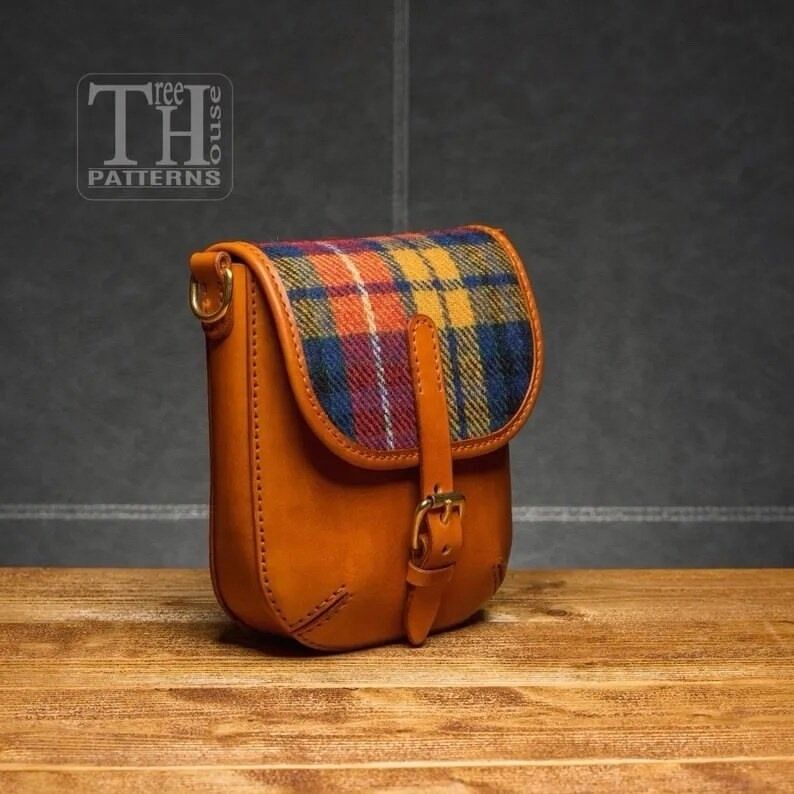 Выкройка маленькая сумочка из кожи 155 — изображение 2