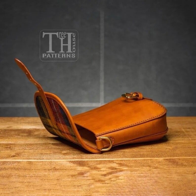 Выкройка маленькая сумочка из кожи 155 — изображение 4