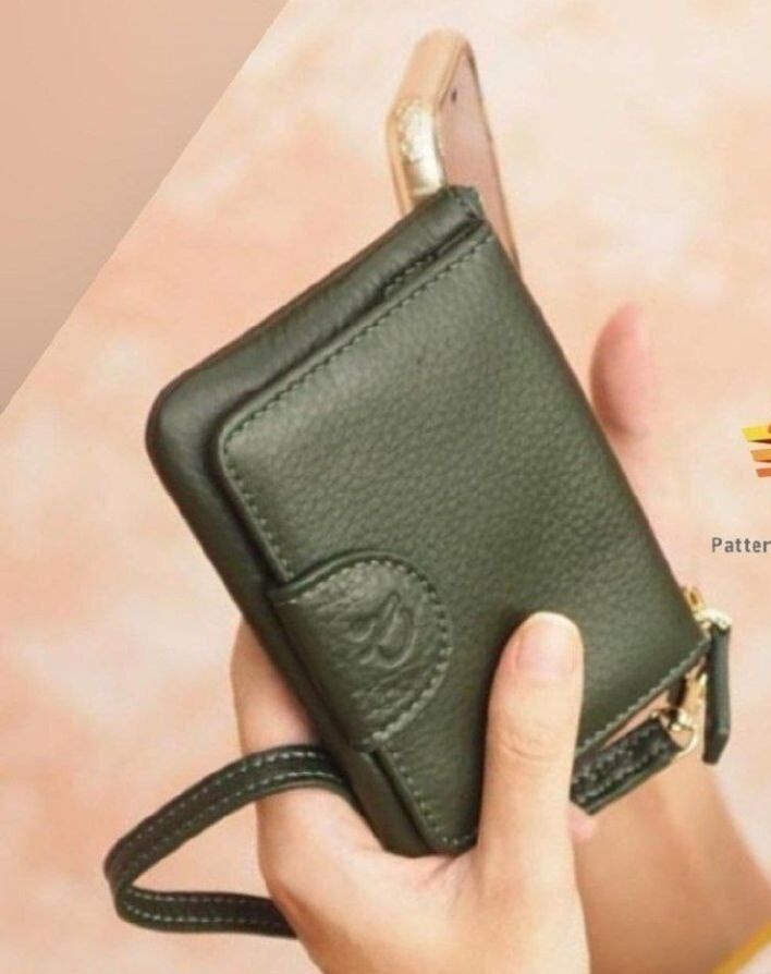 Выкройка большой кошелёк из кожи 329 — изображение 4