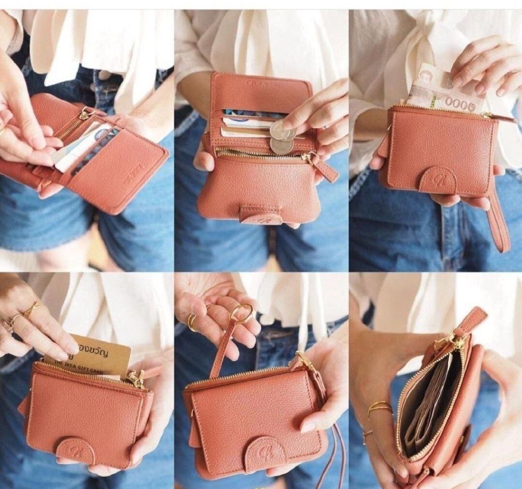 Выкройка большой кошелёк из кожи 329 — изображение 5